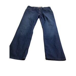 Carhartt Relaxed Fit Dark Wash Denim Jeans Men's 36x36 Workwear (897)